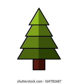 tree plant isolated icon vector illustration design