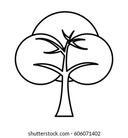 tree plant isolated icon vector illustration design
