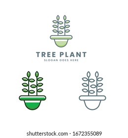 Tree Plant Logo, Natural Logo, Plant logo