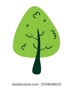 Elemento de la naturaleza de la planta del árbol aislado