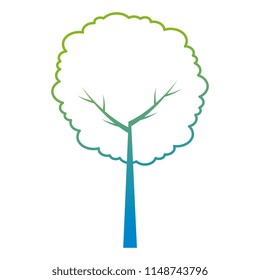 tree plant nature icon