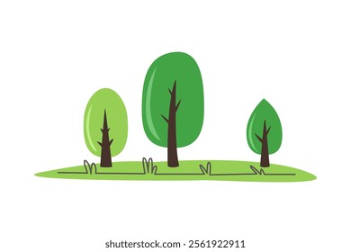 tree plant in nature park and garden