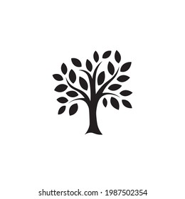 Tree, plant sign icon. Vector illustration eps 10