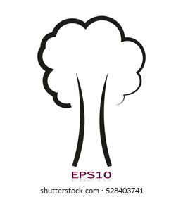 tree, plant, vector icon, eps10