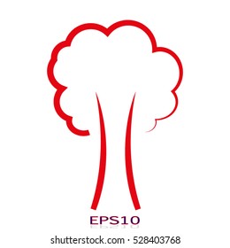 tree, plant, vector icon, eps10