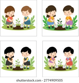 Tree Planting For Earth Environment Day
