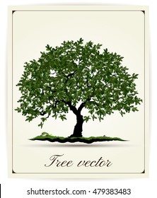tree with a realistic