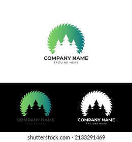 Tree Removal Logo Vector Design Template
