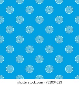 Tree ring pattern repeat seamless in blue color for any design. Vector geometric illustration