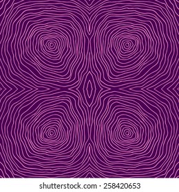 Tree rings background. Vector illustration. Hand drawn.