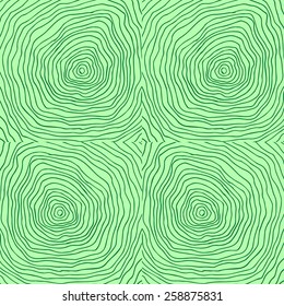 Tree rings background. Vector illustration. Hand drawn.