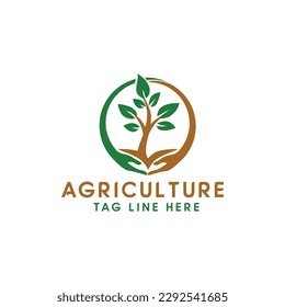 Tree root emblem on a white background. Modern illustration. Isolated vector. Great for logo, monogram, invitation, flyer, menu, brochure or any desired idea.
