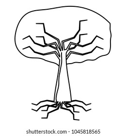 tree with root icon