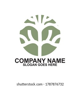 Tree of the root logo illustration