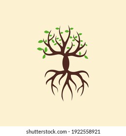 Tree Roots Concept Vector Illustration