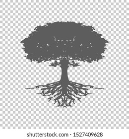 tree roots icon symbol design vector illustration