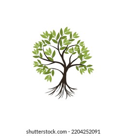 Tree Roots Icon Vector Illustration Isolated Stock Vector (royalty Free 