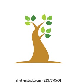 Logo-Symbol-Vorlage für Baum
