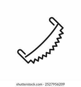 tree saw icon sign vector