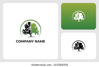 TREE SERVICE NATURE LOGO DESIGN