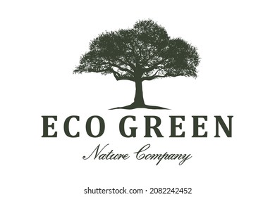 Tree Service Residential Landscape Vintage Logo Design