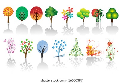Tree set 2. To see more design elements, please VISIT MY GALLERY