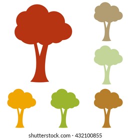 Tree sign illustration