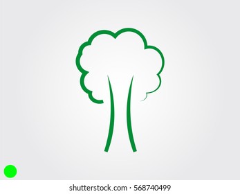 tree, sign, symbol, vector illustration eps10