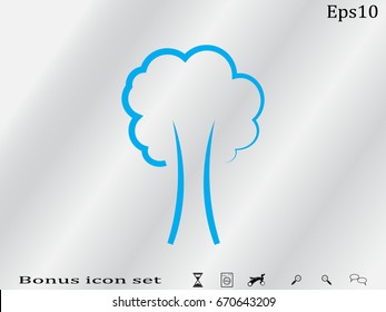 tree, sign, symbol, vector illustration eps10