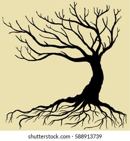 Tree silhouette 02