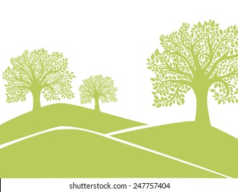 Tree silhouette