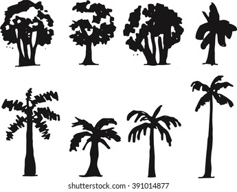 Tree silhouette