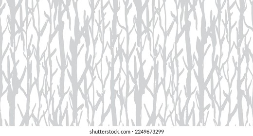 Tree silhouette background. Seamless pattern.Vector. 