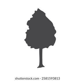 Tree Silhouette Black Vector Illustration