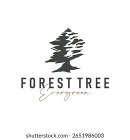 conceito de silhueta de árvore infantil logotipo de playground natural árvore conceito como um playground e verde floresta árvore natureza como um símbolo de marca de produto ou modelo de ilustração de cartaz