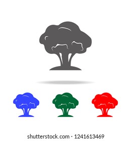 tree silhouette icon. Elements of garden in multi colored icons. Premium quality graphic design icon. Simple icon for websites, web design, mobile app, info graphics