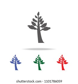 Tree silhouette Icon. Elements of trees in multi colored icons. Premium quality graphic design icon. Simple icon for websites, web design, mobile app, info graphics on white background