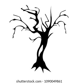 Tree Silhouette Icon Vector Stock Vector (Royalty Free) 1090049861 ...