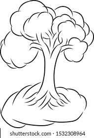 Tree silhouette Icon, Vector Design
