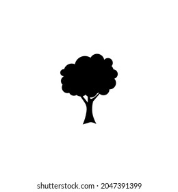 Tree silhouette Icon, Vector Illustration