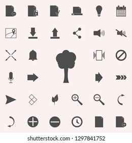 tree silhouette icon. web icons universal set for web and mobile