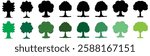 Tree silhouette, tree icon,tree vector illustration, nature, forest, outdoor, environment, ecology, foliage vector isolated