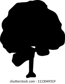 Tree silhouette illustration