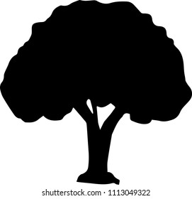 Tree silhouette illustration