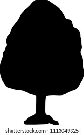 Tree silhouette illustration