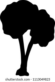 Tree silhouette illustration