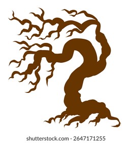 tree silhouette illustration image design