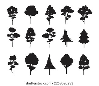 	
Tree Silhouette Illustration Vector Collection