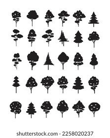 	
Baum Silhouette Illustration, Vektorgrafik