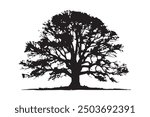 Tree Silhouette illustration Vector design 